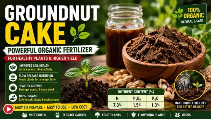Groundnut Cake Fertilizer – Benefits, Uses, Nutrient Content & How to Apply It Groundnut Cake Fertilizer – Benefits, Uses, Nutrient Content & How to Apply It