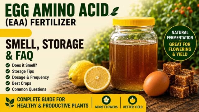 How to Use Egg Amino Acid (EAA) Fertilizer for Plants – Dosage, Application, Storage