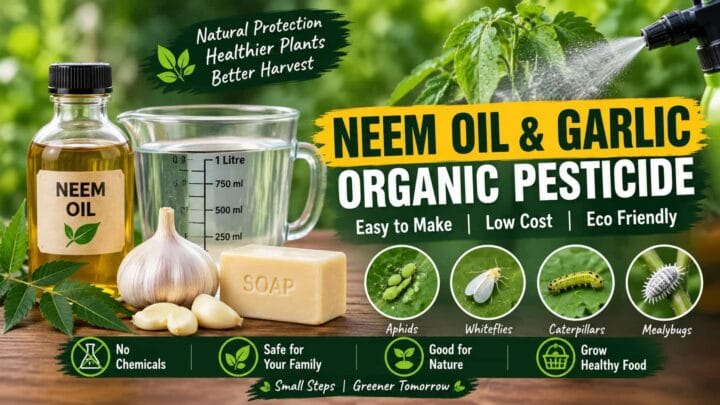 Neem Oil and Garlic Organic Pesticide Neem Oil and Garlic Organic Pesticide